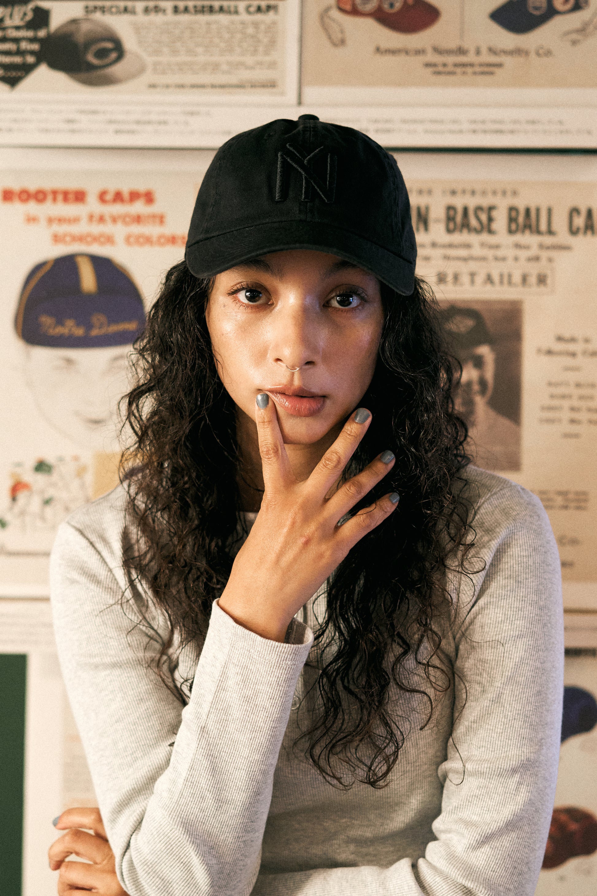 【AMERICAN NEEDLE】NY BLACK YANKEES