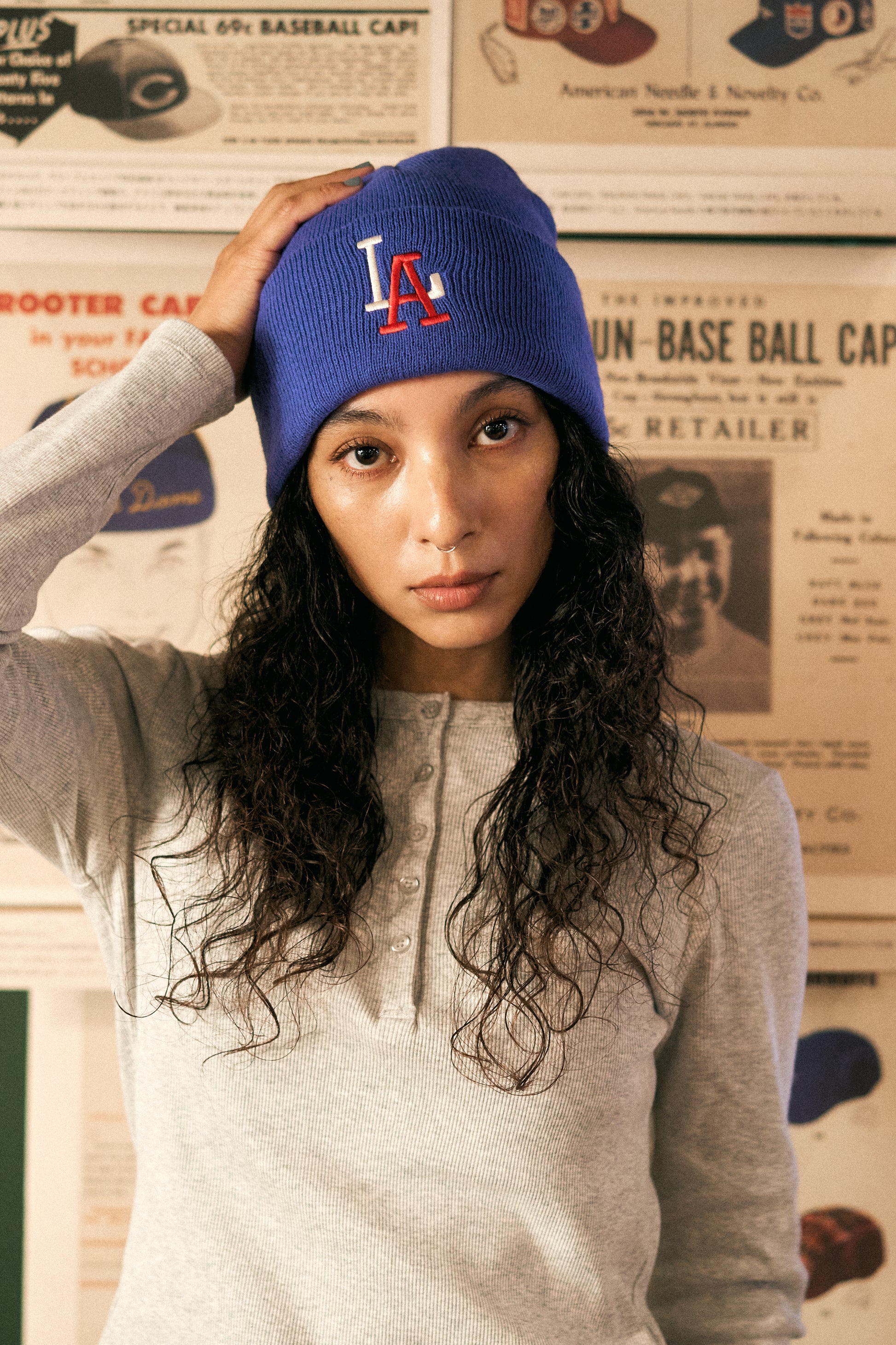 CUFFED KNIT - LA ANGELS